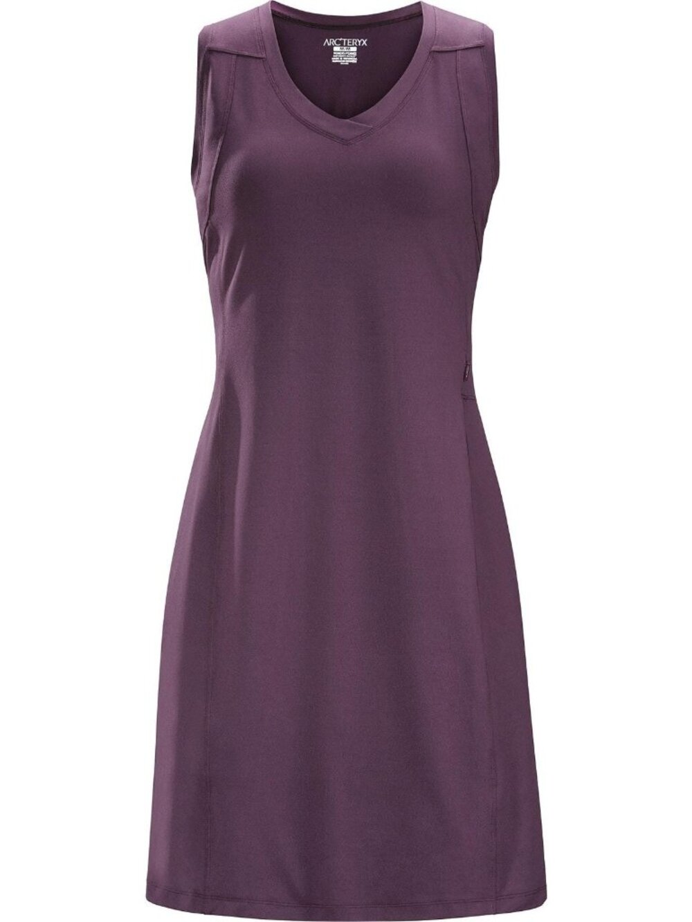 ARC'TERYX "Soltera" Poly-Spandex Blend Dark Purple Plum Tank Dress Size L